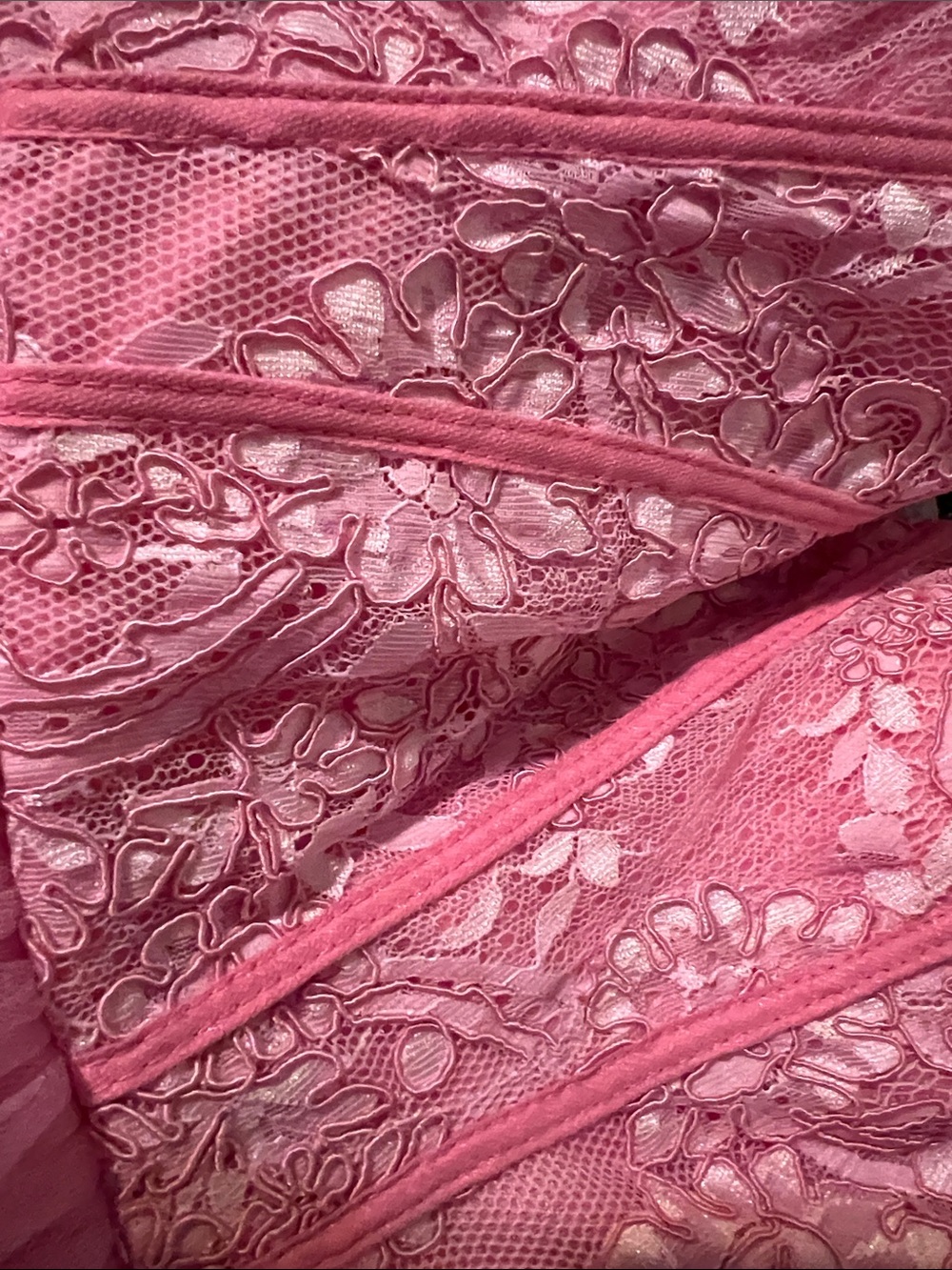 NWT Sherri Hill Pink High- Low Tulle Dress style 53820 - Picture 4 of 5